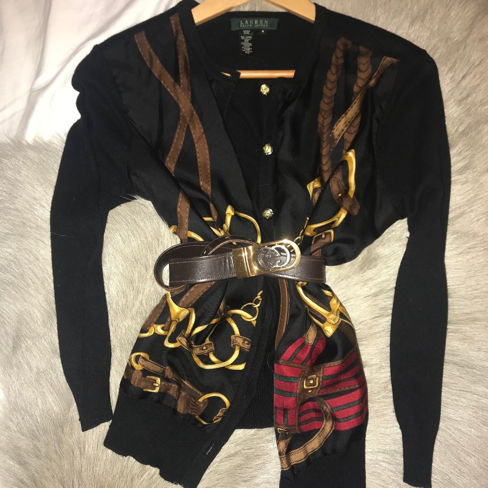 Ralph Lauren Silk Cardigan